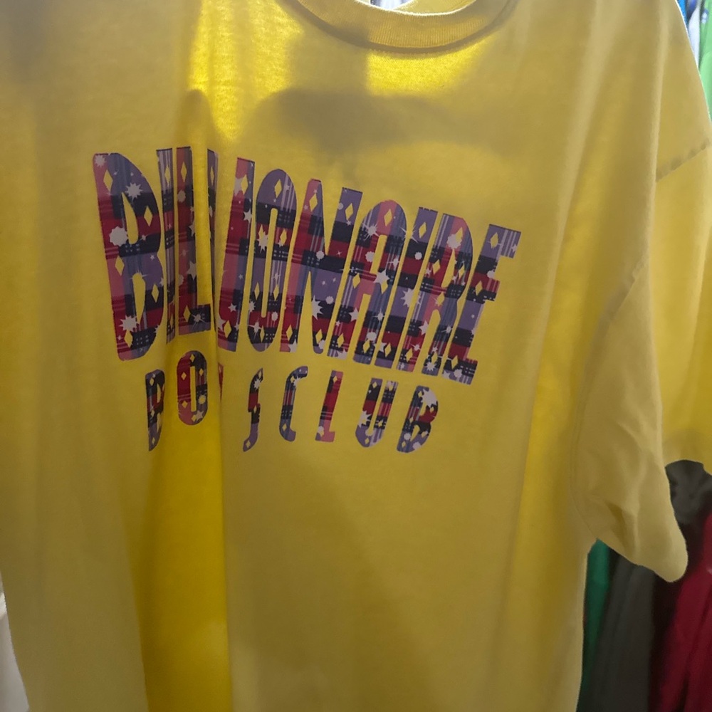 Billionaire Boys Club Yellow Graphic Tee